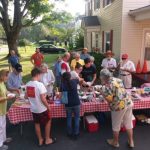 Photograph of an ice cream social